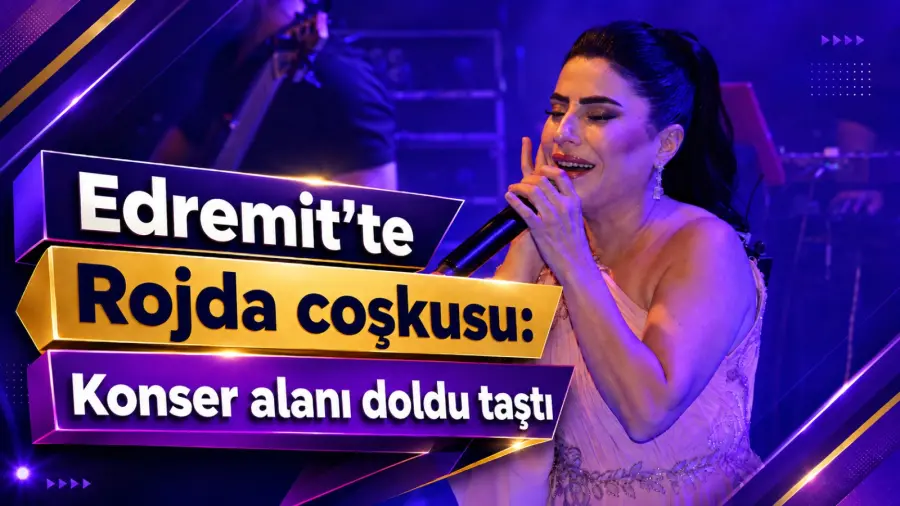 Edremit’te Rojda coşkusu: Konser alanı doldu taştı