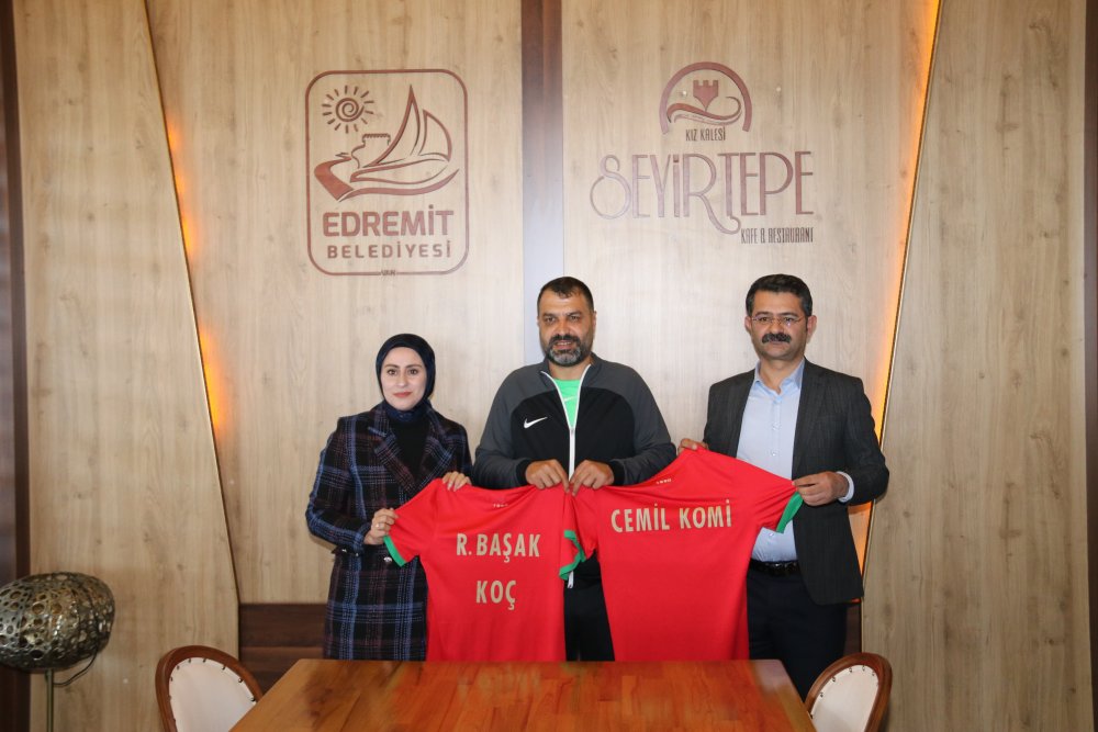 Amedspor heyeti Edremit'te ağırlandı