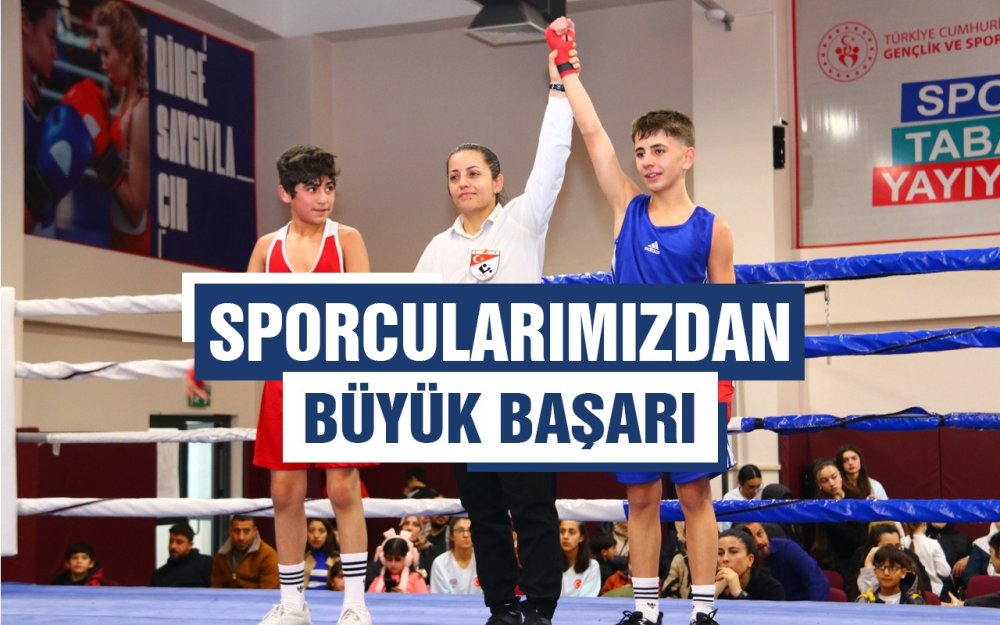 Belediyemiz sporcularından büyük başarı