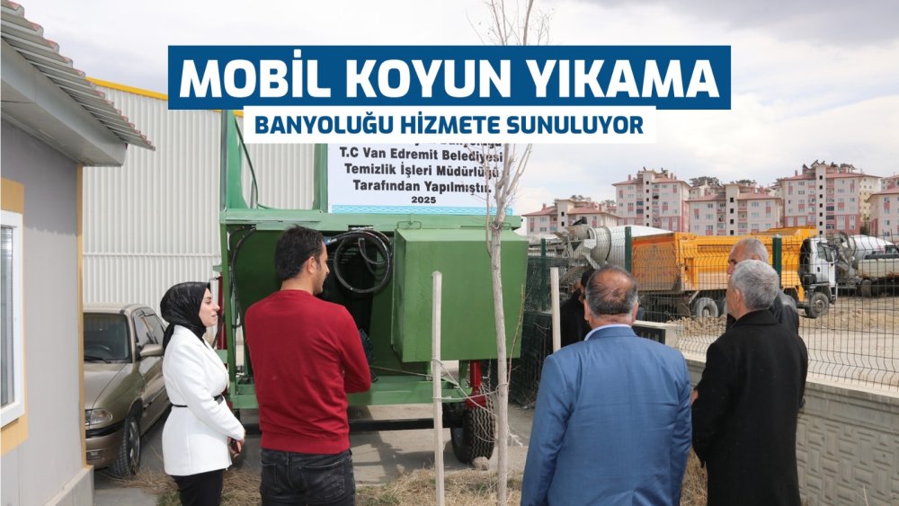 Belediyemizden önemli adım: Mobil Koyun Banyoluğu hizmete sunuldu