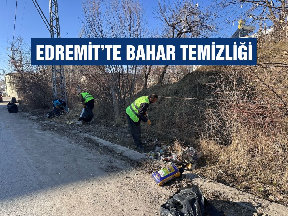 Edremit’te bahar temizliği