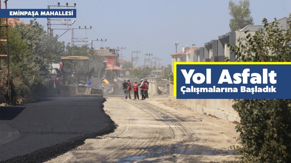 Edremit’te yol asfalt çalışmaları başladı