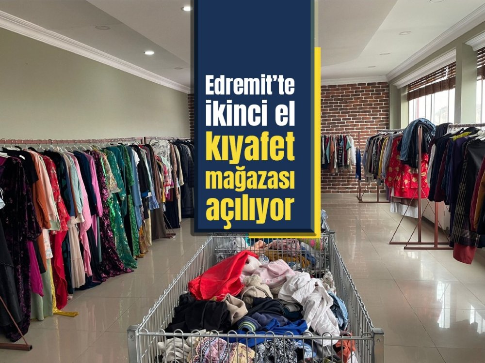 İkinci el kıyafet mağazası açılıyor