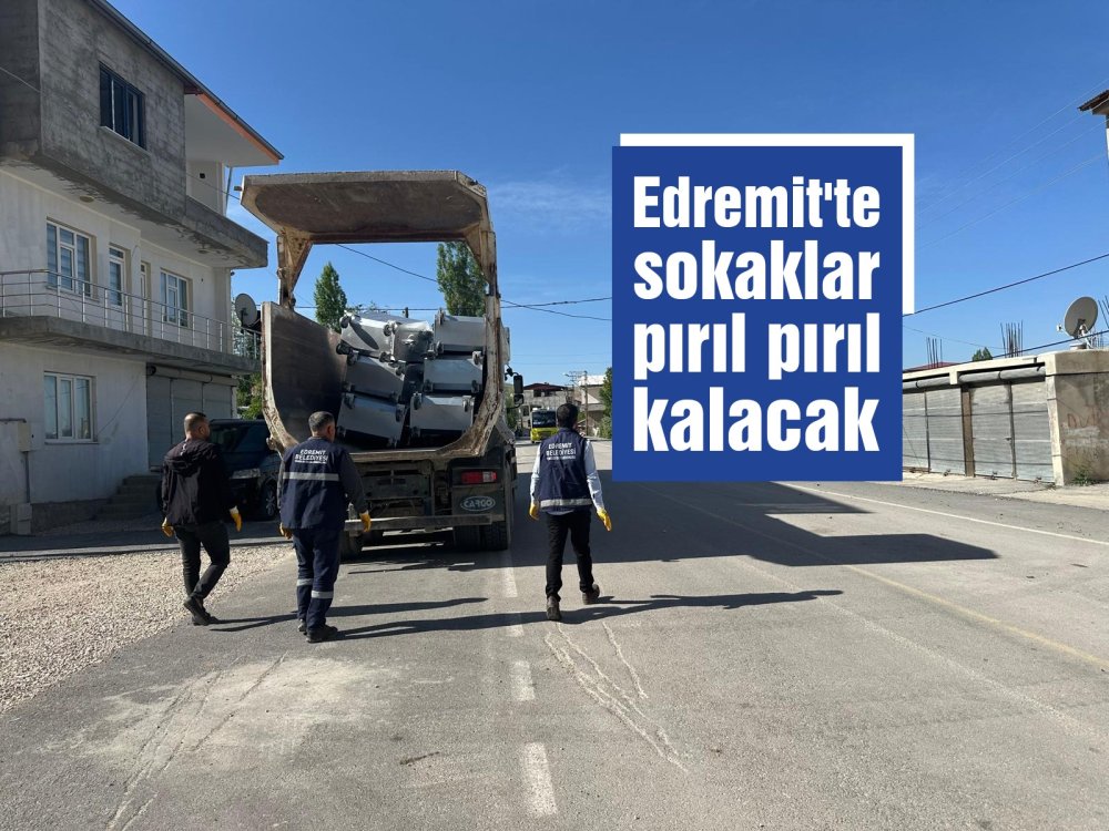 Mahalle mahalle çöp konteyneri dağıtıyoruz