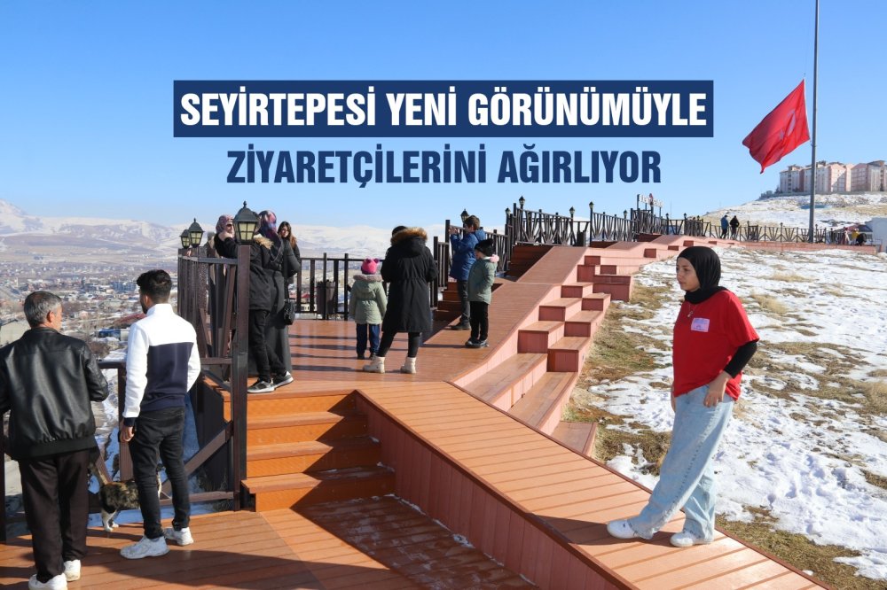 Seyir Tepesi, yeni görünümüyle ziyaretçilerini ağırlıyor